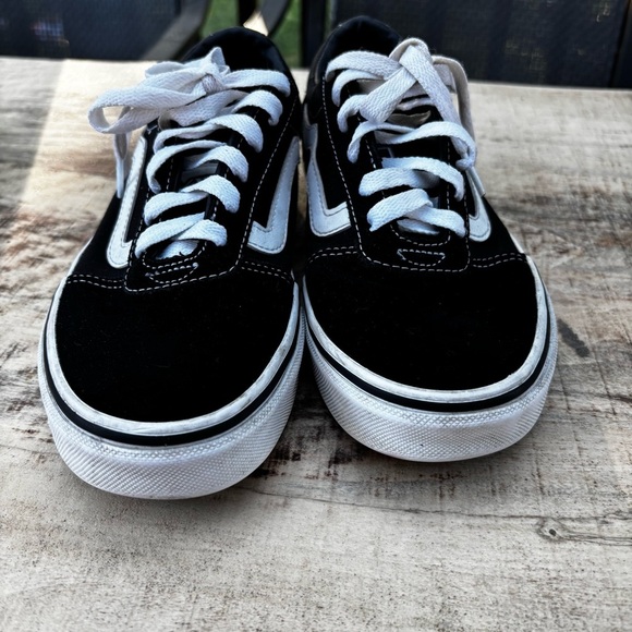 VANS Off The Wall Ward Mens SIZE 7
M BLACK & WHITE Suede & Canvas - Picture 2 of 8